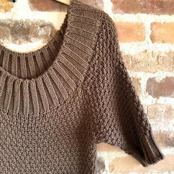 Taupe Sweater Dress - Picture 2 of 3